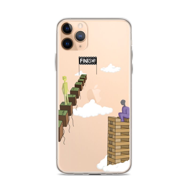 wait art clear iphone case iphone 11 pro max
