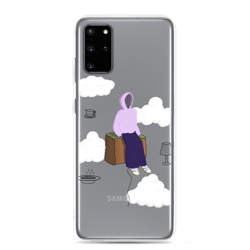 just chill Art Clear Samsung Case samsung galaxy s20 plus